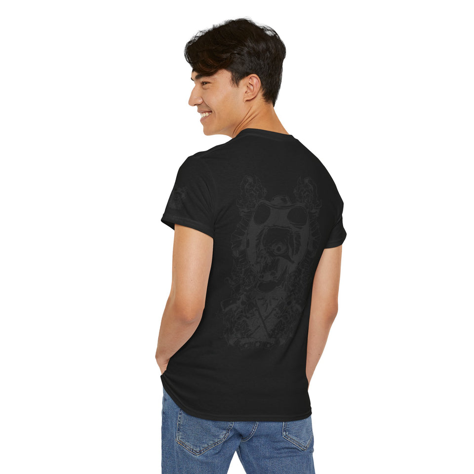 Vintage Graphic Unisex Heavy Cotton Tee - Edgy Retro Art Style