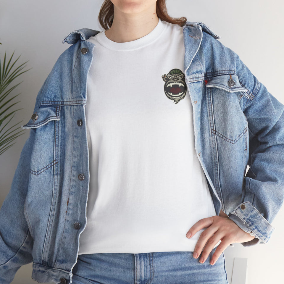 Gorilla Print Unisex Heavy Cotton Tee - Urban Streetwear