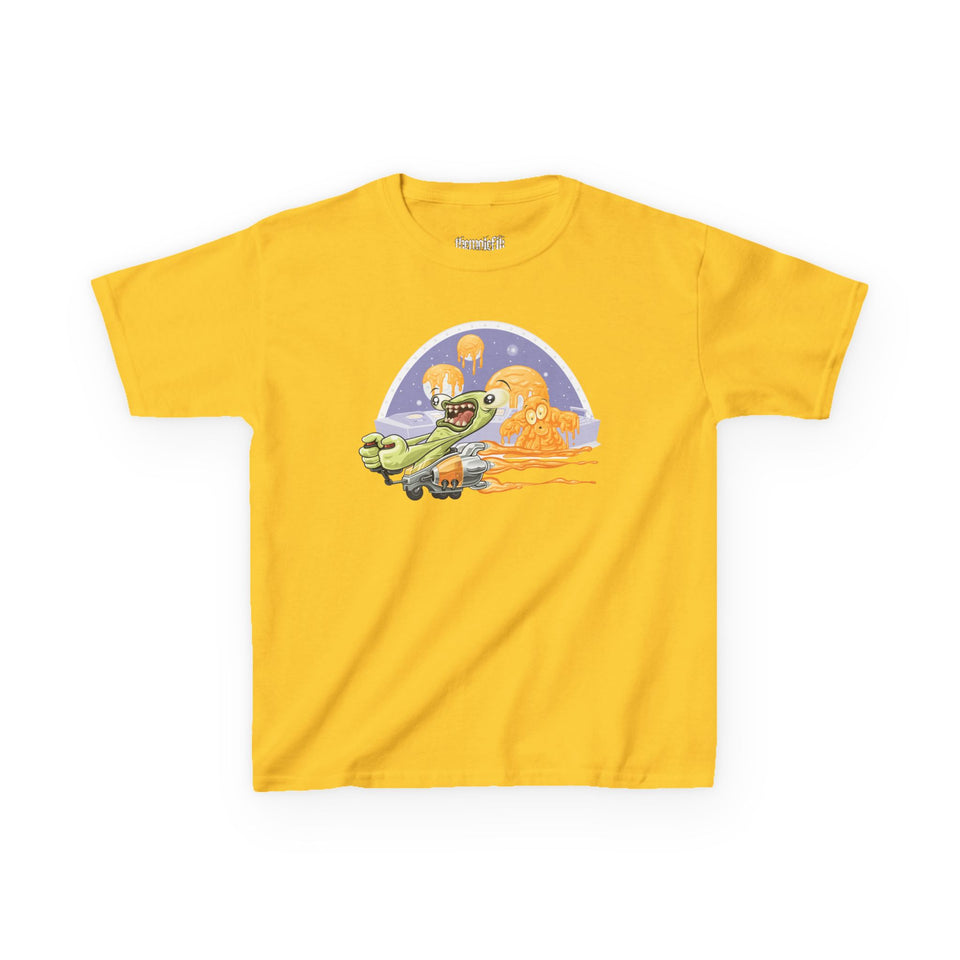 Kids Fun Adventure Tee - Cute Airplane and Monster Design