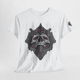 Vintage Skull Art Unisex Heavy Cotton Tee - Gothic Streetwear Fashion