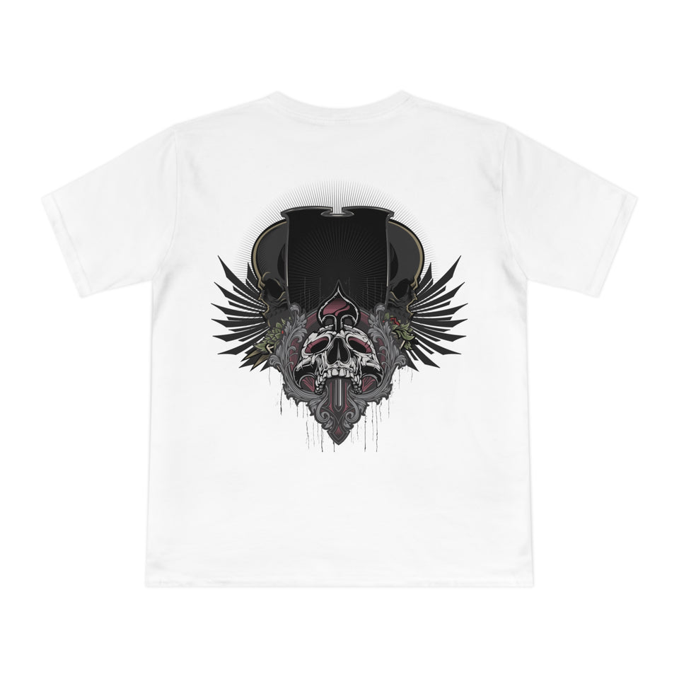 Rebellious Skull Graphic Unisex T-Shirt | Bold Yellow Design | Perfect for Edgy Casual Wear