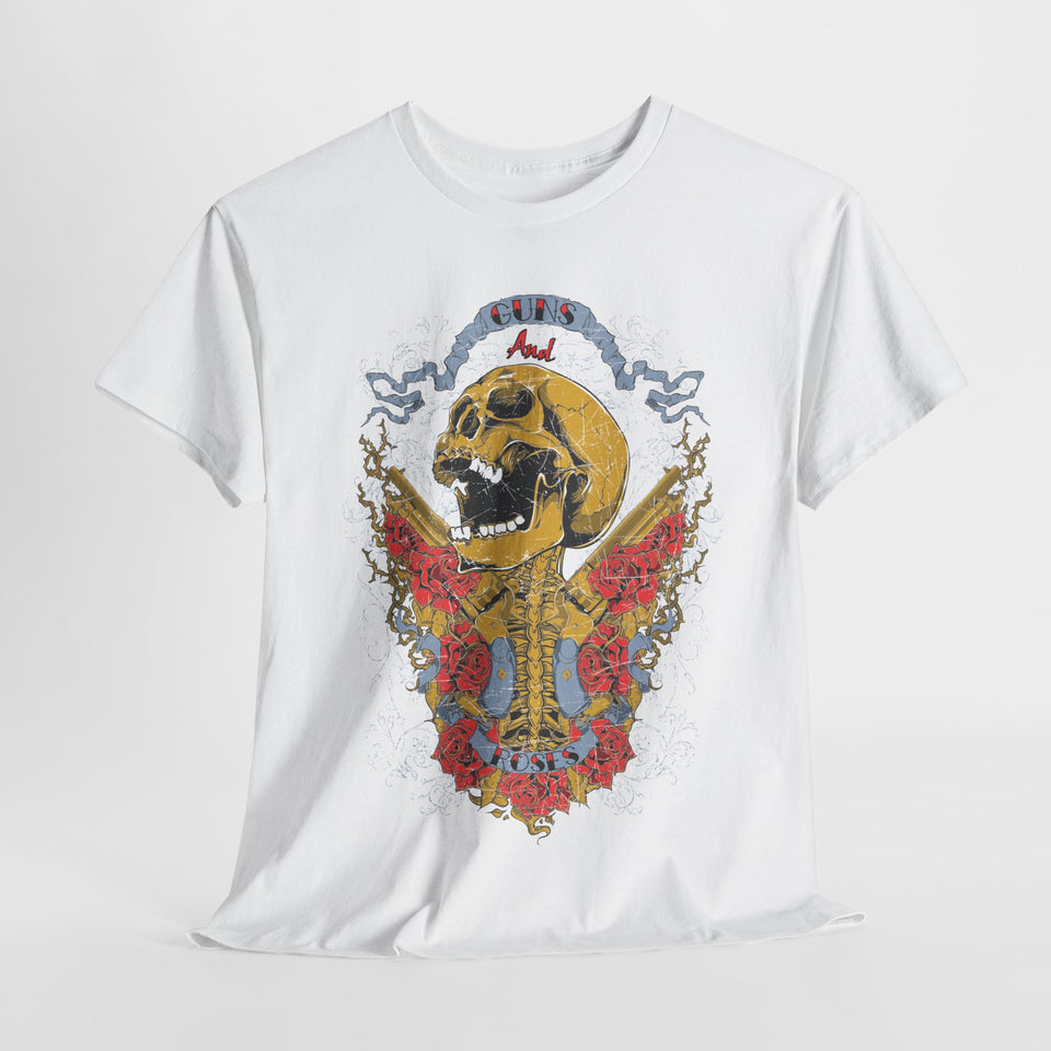 Vintage Skull Graphic Unisex Heavy Cotton Tee