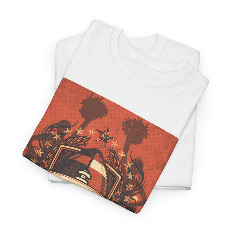 Football Lover Unisex Heavy Cotton Tee - Vintage Sports Design T-Shirt