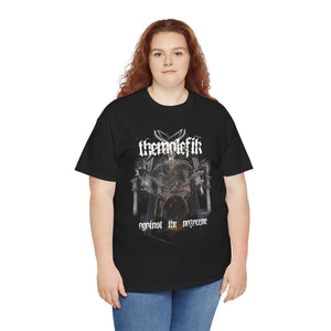 ThemalefiK - 'Against the nazarene' Unisex Heavy Cotton Tee Graphic Tee for Music Lovers