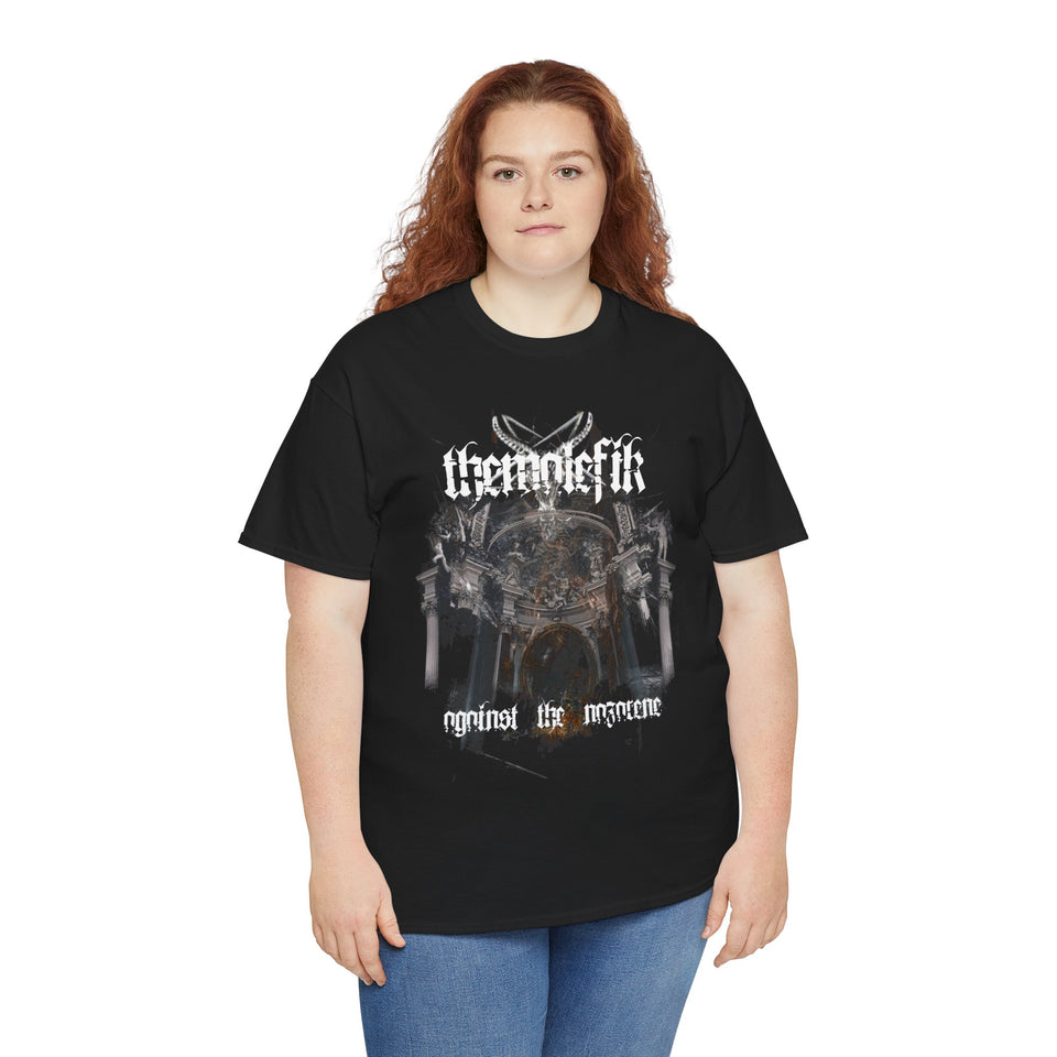 ThemalefiK - 'Against the nazarene' Unisex Heavy Cotton Tee Graphic Tee for Music Lovers