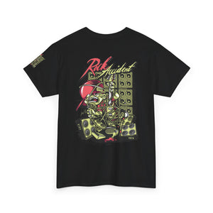 Vibrant Urban Art Unisex Heavy Cotton Tee – Street Style Graphic T-Shirt with Speaker Design