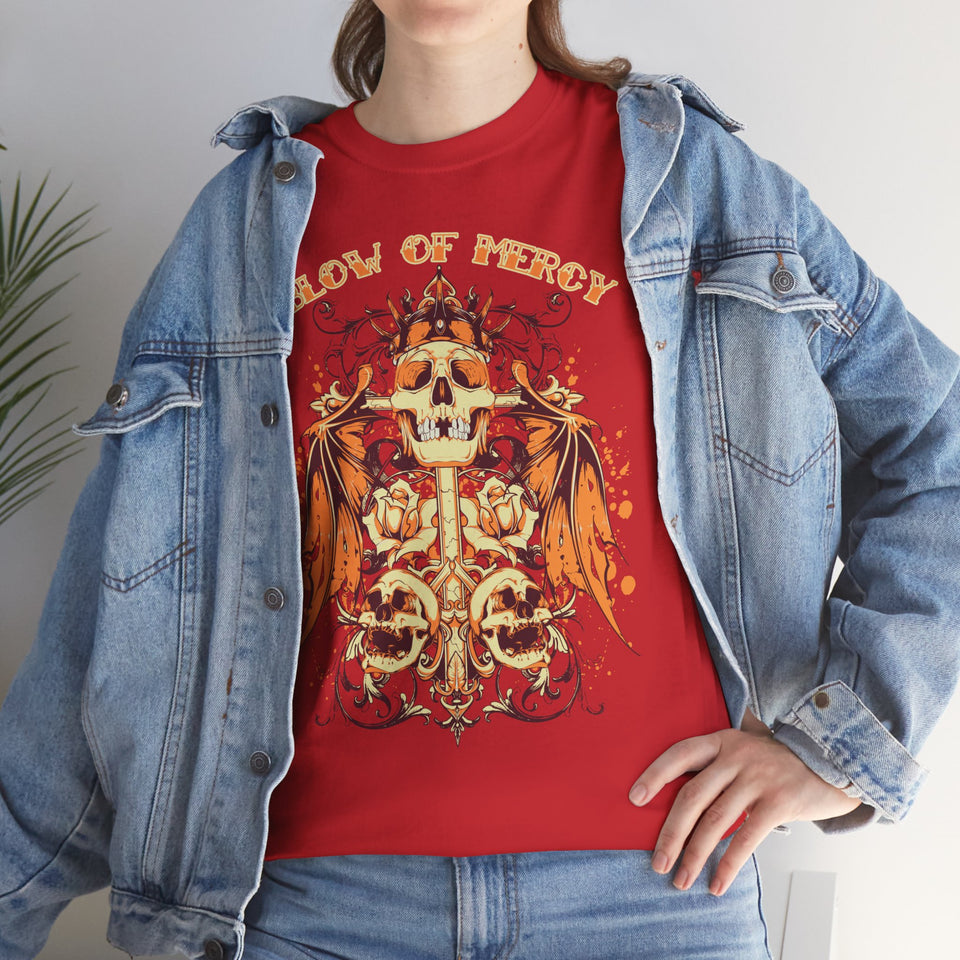 Skull Wings Graphic Tee - Blow of Mercy Design