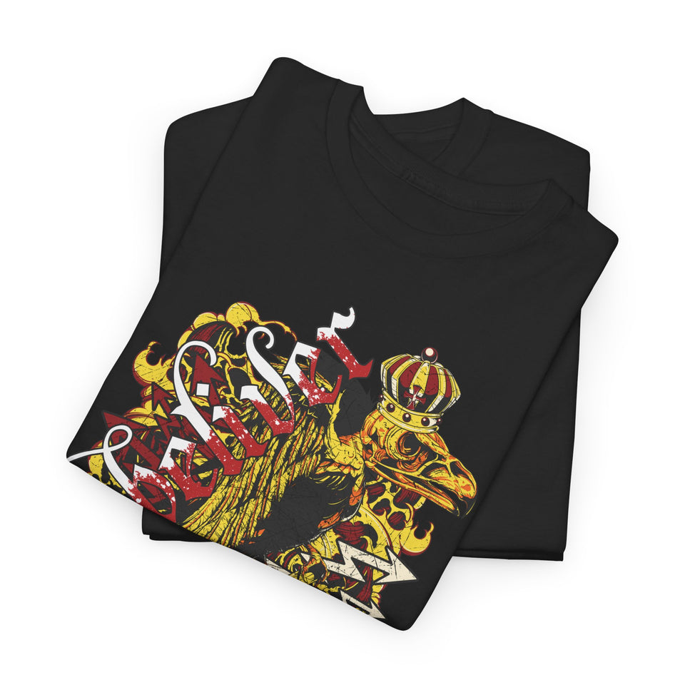 Unisex Heavy Cotton Tee - Vintage Art Graphic T-Shirt