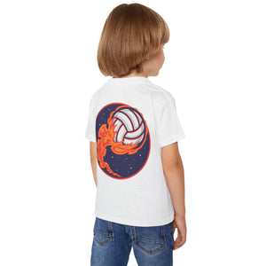 Fun Monster & Volleyball Toddler T-shirt - Playful Design for Little Adventurers