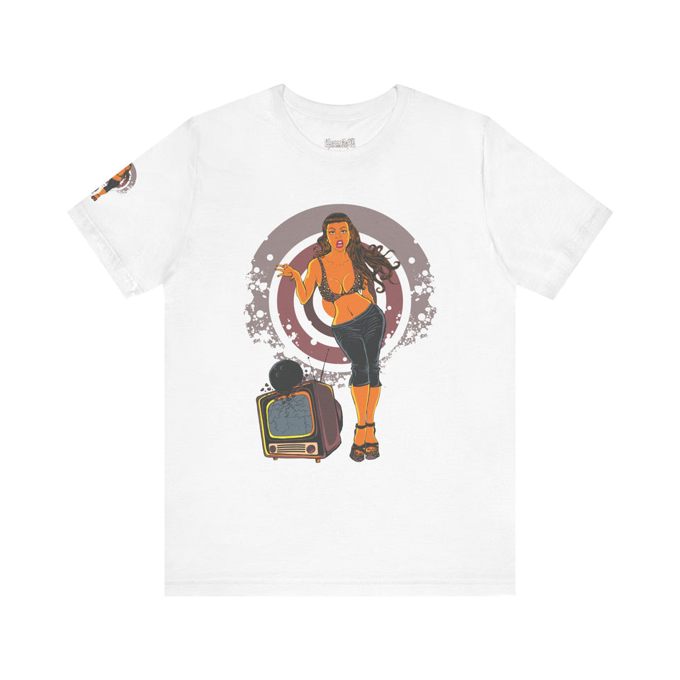 Retro Vibe Unisex Jersey Short Sleeve Tee - Stylish Graphic Tee for Casual Wear
