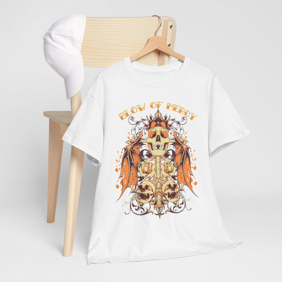 Skull Wings Graphic Tee - Blow of Mercy Design