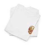 Bold Graphic Unisex Heavy Cotton Tee - Love & Roses Design