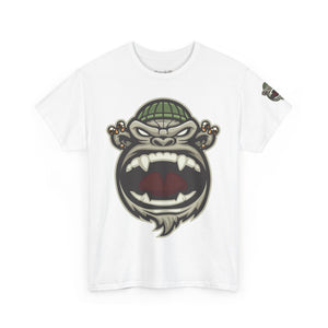 Unisex Heavy Cotton Tee - Fierce Gorilla Graphic T-Shirt