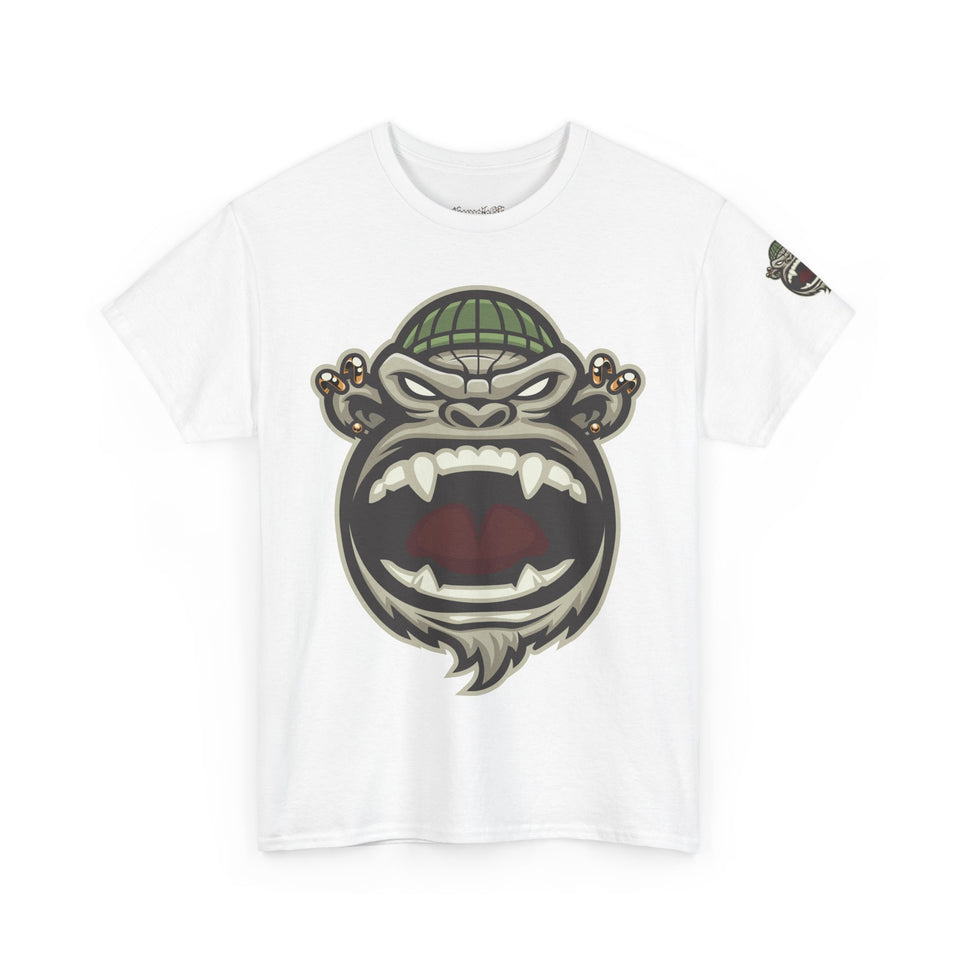Unisex Heavy Cotton Tee - Fierce Gorilla Graphic T-Shirt