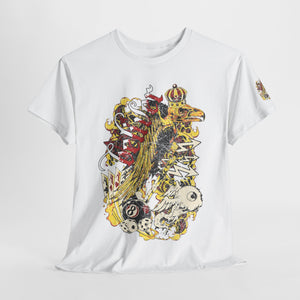 Unisex Heavy Cotton Tee - Vintage Art Graphic T-Shirt