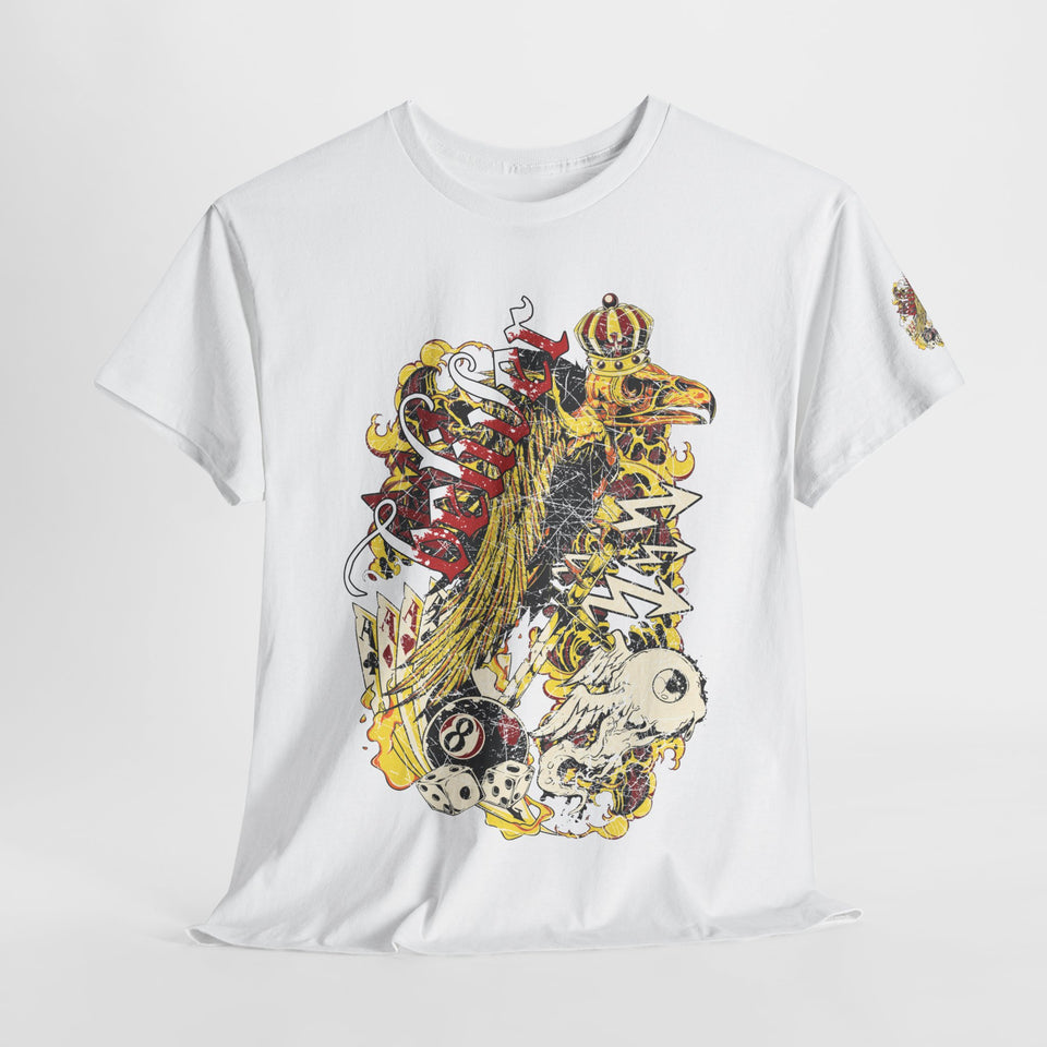 Unisex Heavy Cotton Tee - Vintage Art Graphic T-Shirt