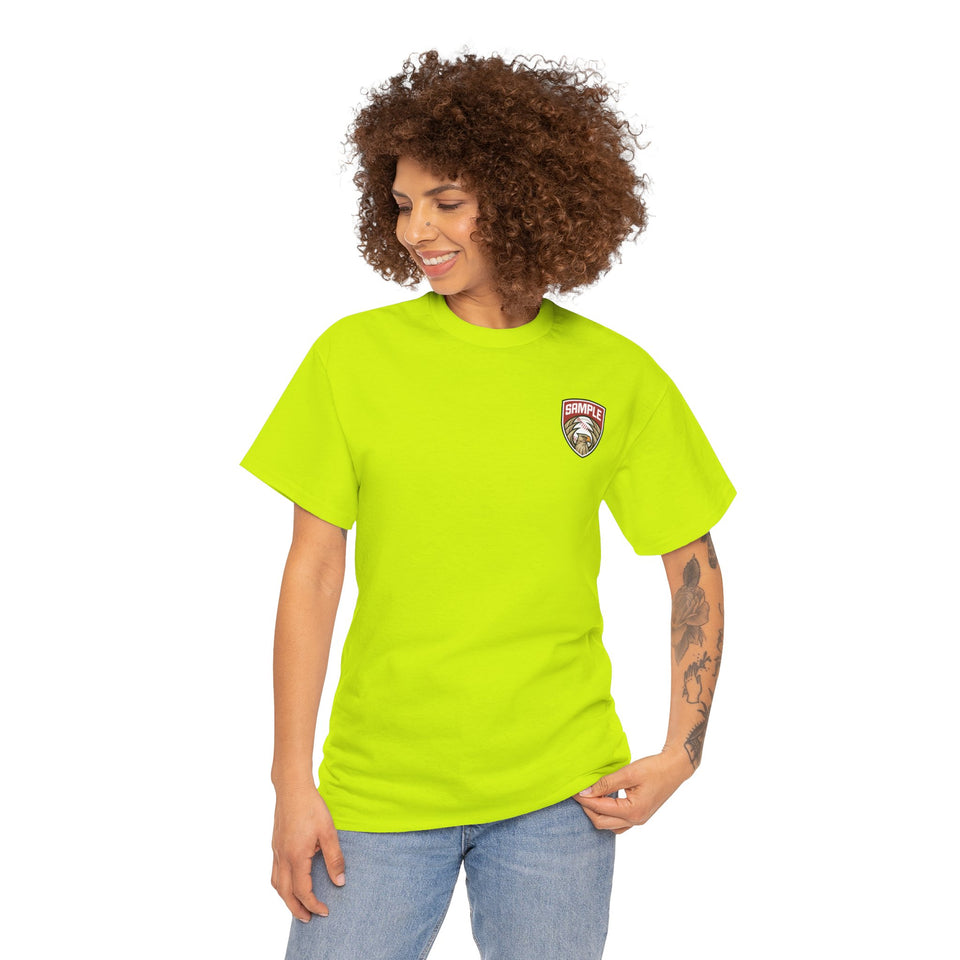 Unisex Heavy Cotton Tee - Eagle Baseball Graphic T-Shirt