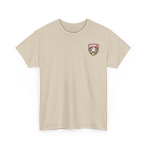 Unisex Heavy Cotton Tee - Eagle Baseball Graphic T-Shirt