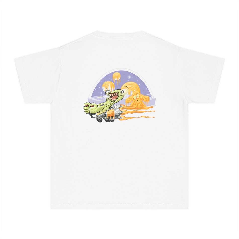 Youth Midweight Tee - Fun Dinosaur Graphic Tee for Kids