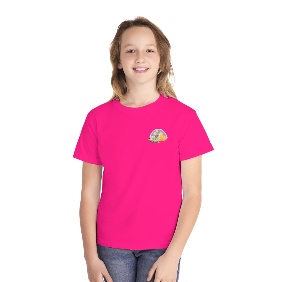 Kids Fun Adventure Tee - Cute Airplane and Monster Design