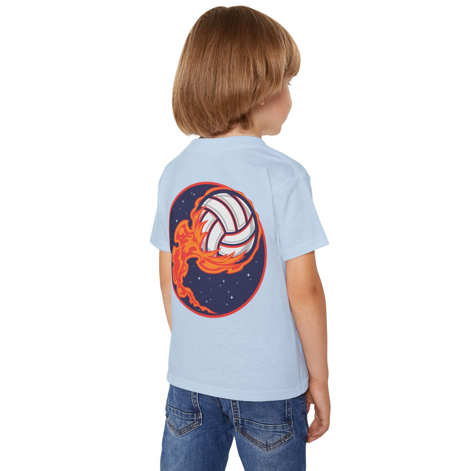 Fun Monster & Volleyball Toddler T-shirt - Playful Design for Little Adventurers