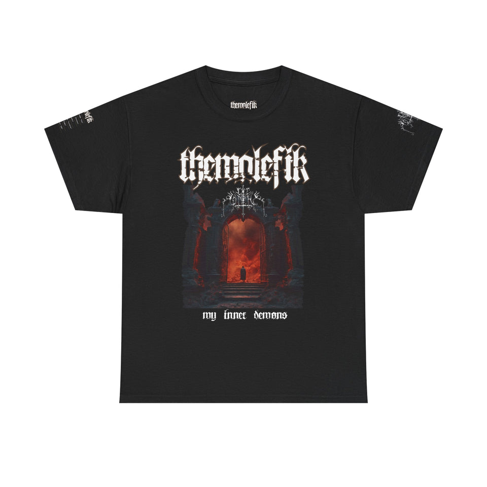 ThemalefiK - 'My Inner Demons' Gothic Unisex Heavy Cotton Tee  Design