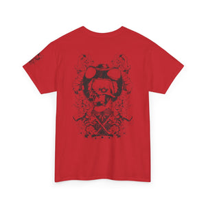 Vintage Graphic Unisex Heavy Cotton Tee - Edgy Retro Art Style