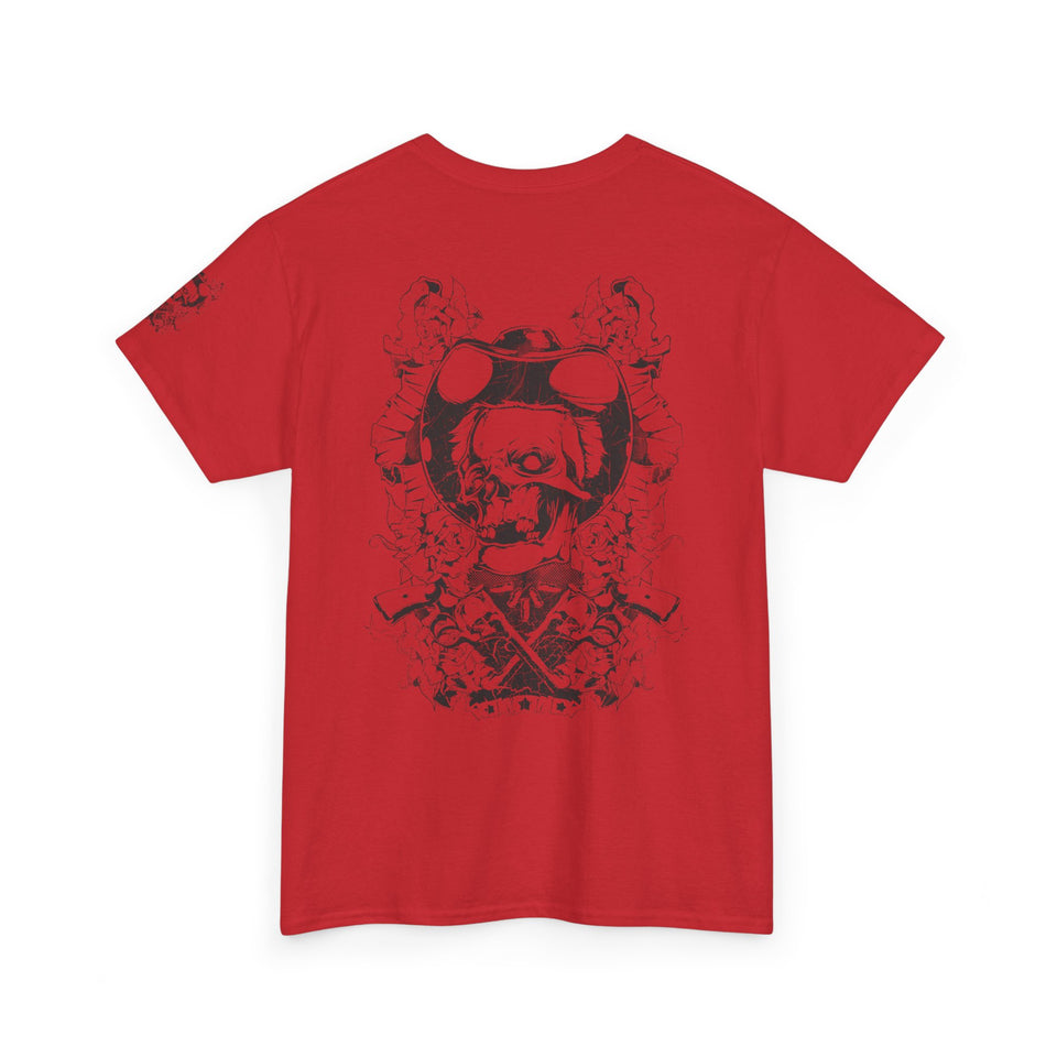 Vintage Graphic Unisex Heavy Cotton Tee - Edgy Retro Art Style