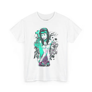 Gothic Graphic T-Shirt - Day of the Dead Design