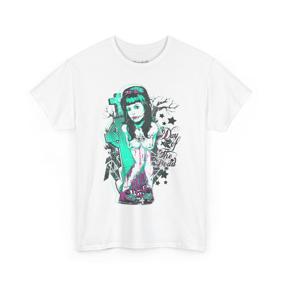 Gothic Graphic T-Shirt - Day of the Dead Design