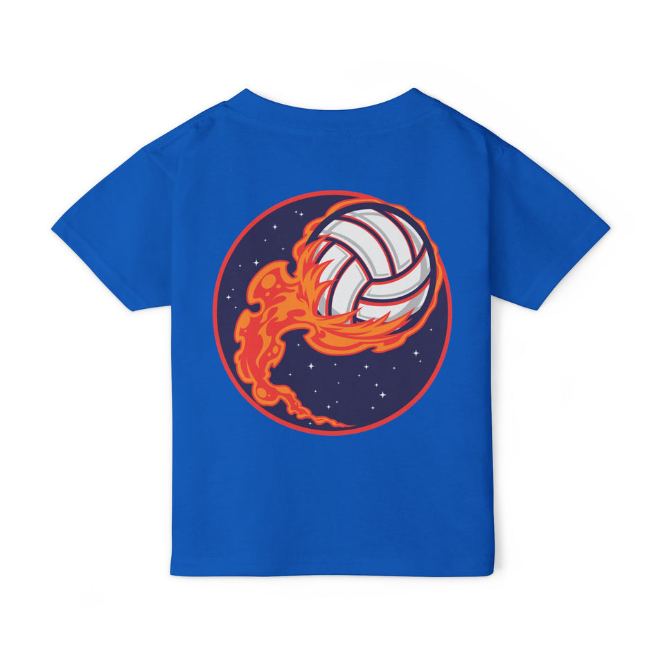 Fun Monster & Volleyball Toddler T-shirt - Playful Design for Little Adventurers