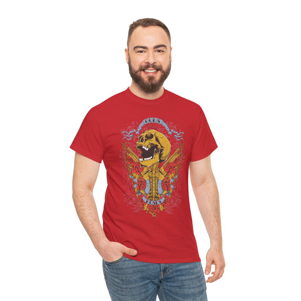 Vintage Skull Graphic Unisex Heavy Cotton Tee