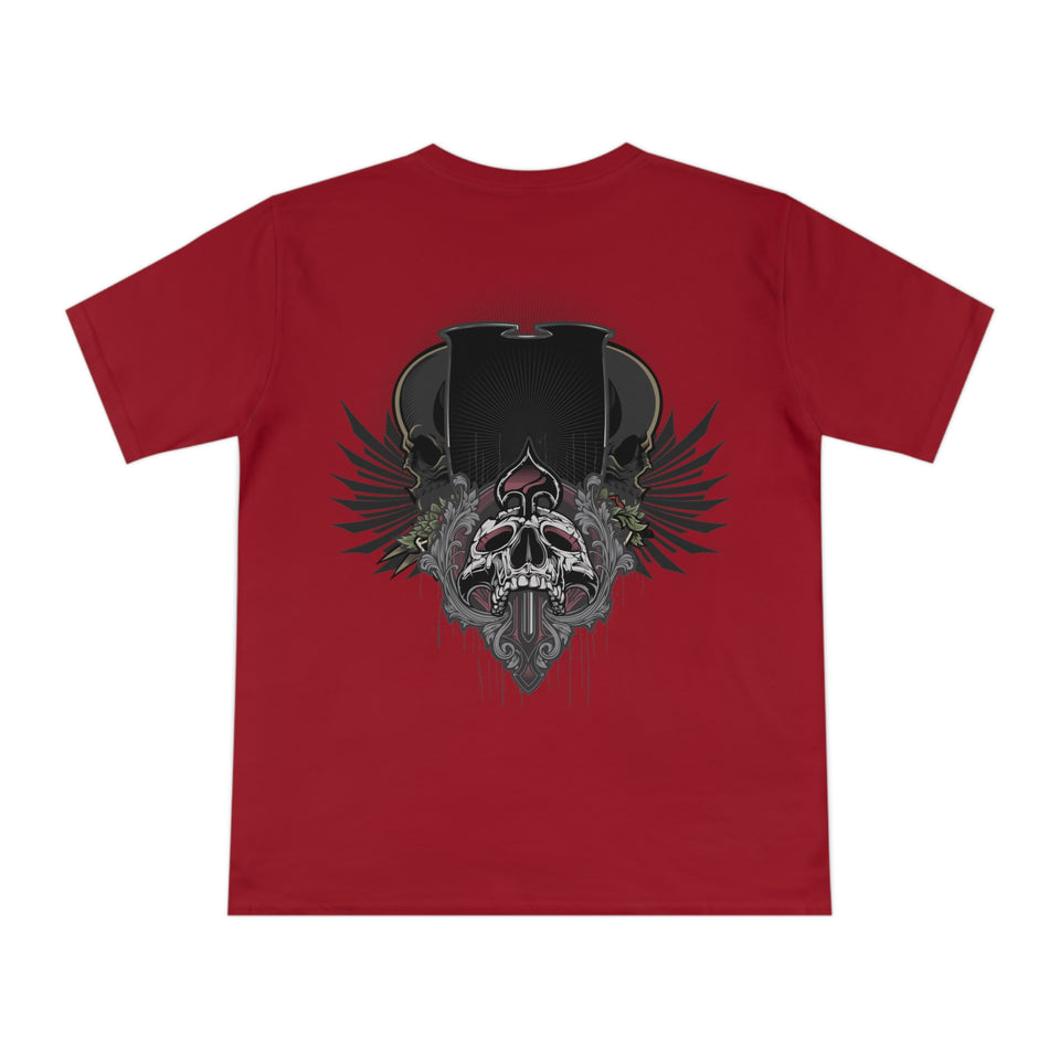 Rebellious Skull Graphic Unisex T-Shirt | Bold Yellow Design | Perfect for Edgy Casual Wear