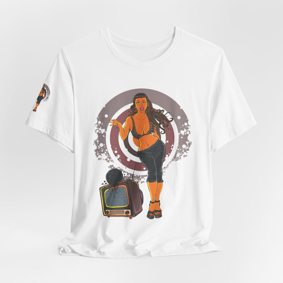 Retro Vibe Unisex Jersey Short Sleeve Tee - Stylish Graphic Tee for Casual Wear
