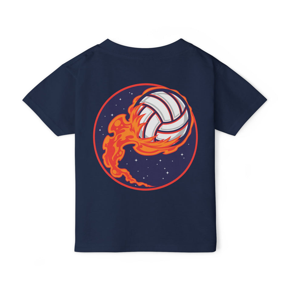 Fun Monster & Volleyball Toddler T-shirt - Playful Design for Little Adventurers