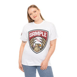 Unisex Heavy Cotton Tee - Eagle Baseball Graphic Design Shirt