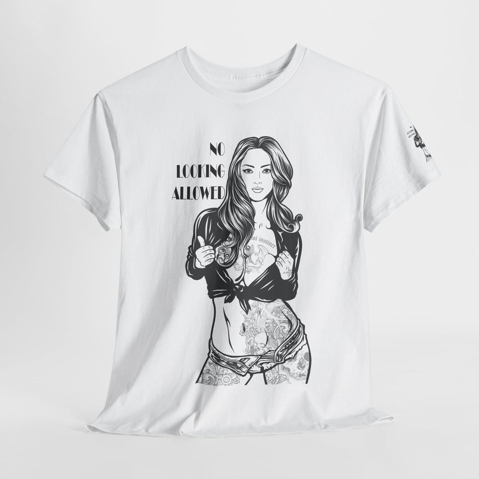 No Judging Allowed Unisex Heavy Cotton Tee