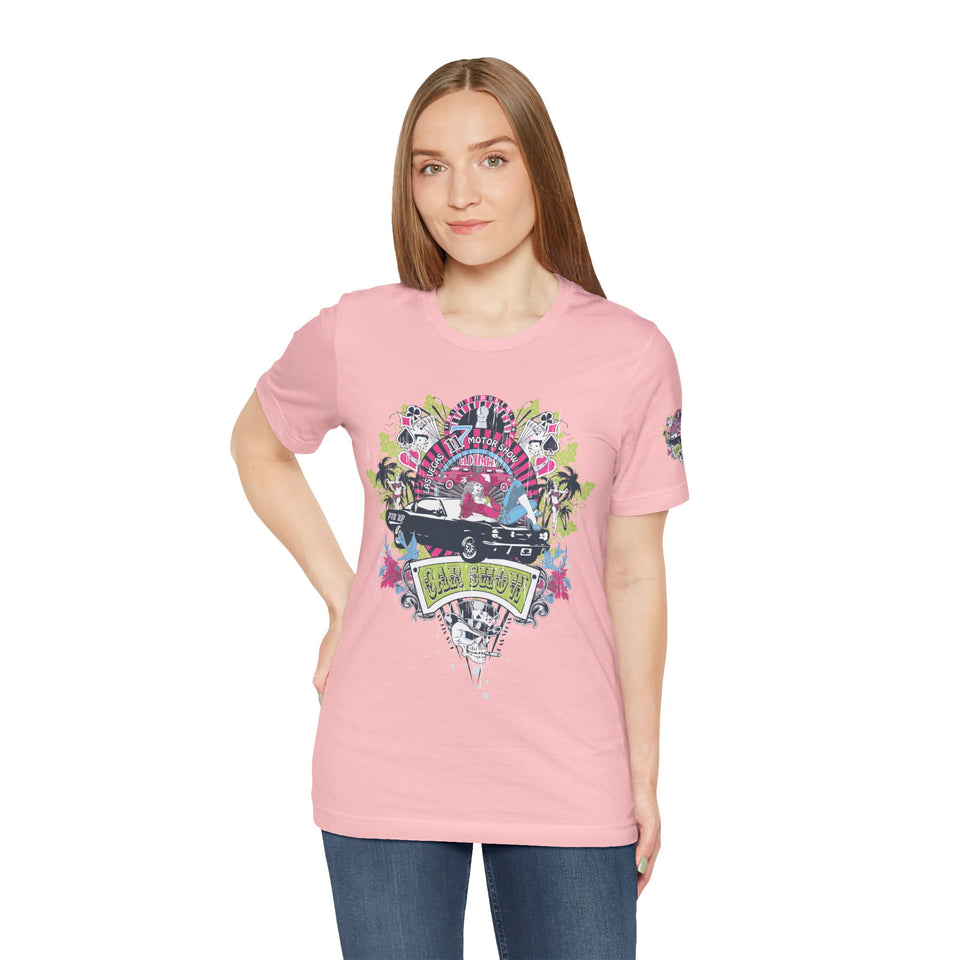 Retro Vibes Unisex Jersey Tee - Beach Cruiser Graphic