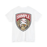 Unisex Heavy Cotton Tee - Eagle Baseball Graphic T-Shirt