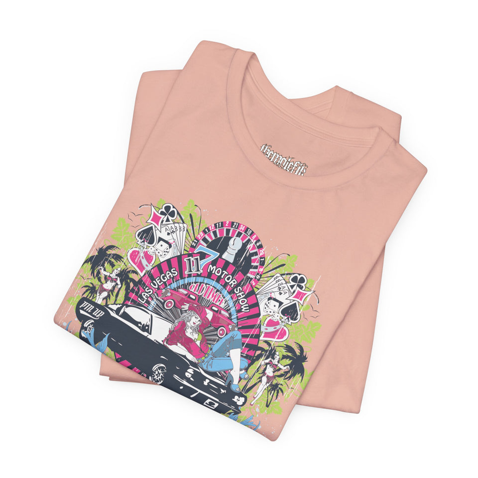 Retro Vibes Unisex Jersey Tee - Beach Cruiser Graphic