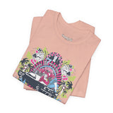 Retro Vibes Unisex Jersey Tee - Beach Cruiser Graphic
