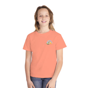 Youth Midweight Tee - Fun Dinosaur Graphic Tee for Kids