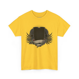 Vintage-Inspired Unisex Heavy Cotton Tee with Bold Graphic Design