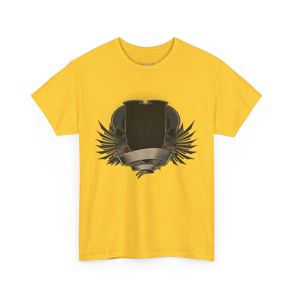 Vintage-Inspired Unisex Heavy Cotton Tee with Bold Graphic Design