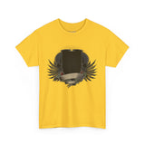 Vintage-Inspired Unisex Heavy Cotton Tee with Bold Graphic Design
