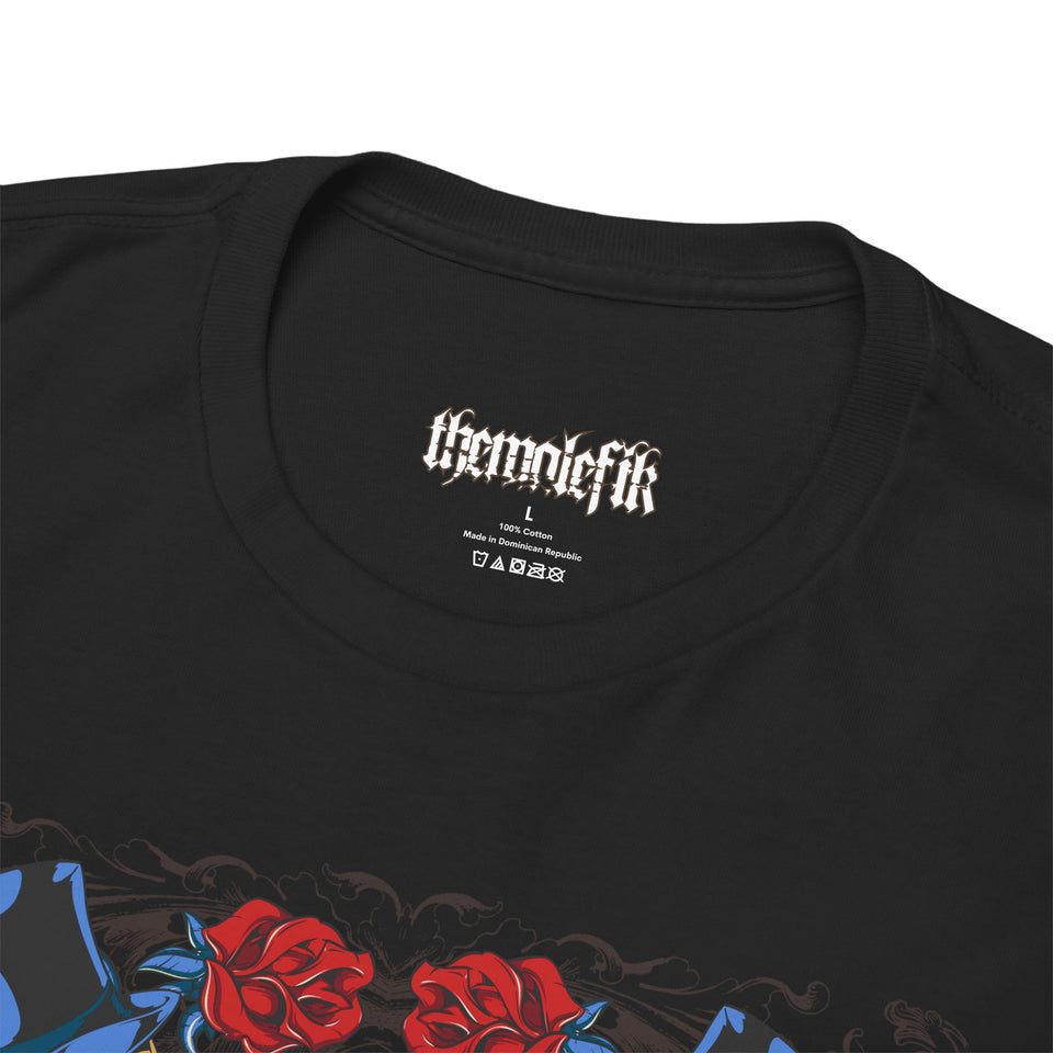 Vintage Graphic Unisex Heavy Cotton Tee - Edgy Retro Art Style