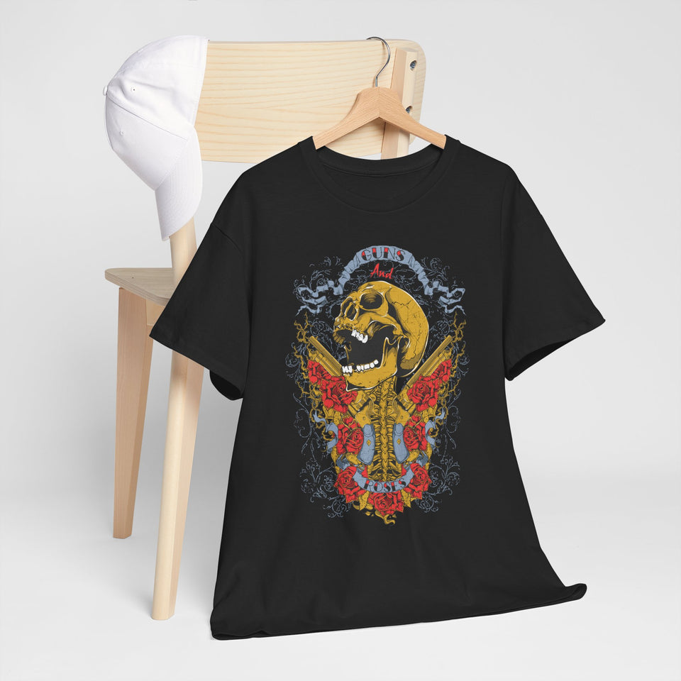 Vintage Skull Graphic Unisex Heavy Cotton Tee