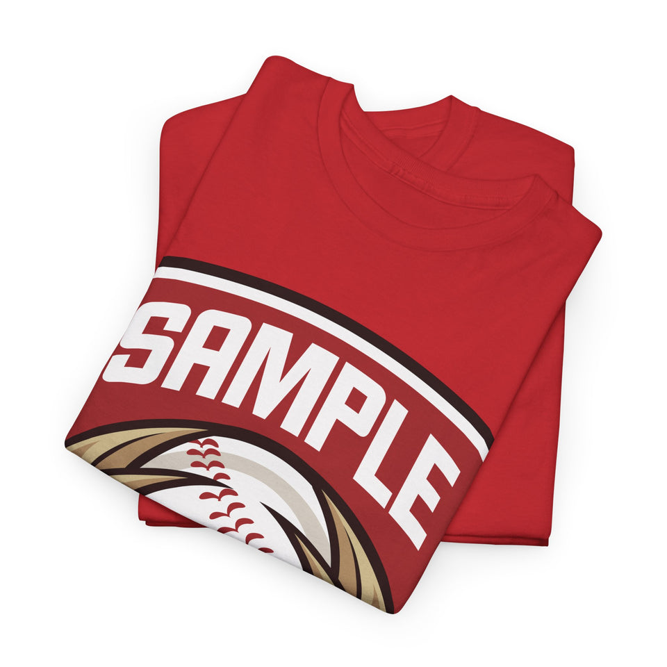Unisex Heavy Cotton Tee - Eagle Baseball Graphic Design Shirt