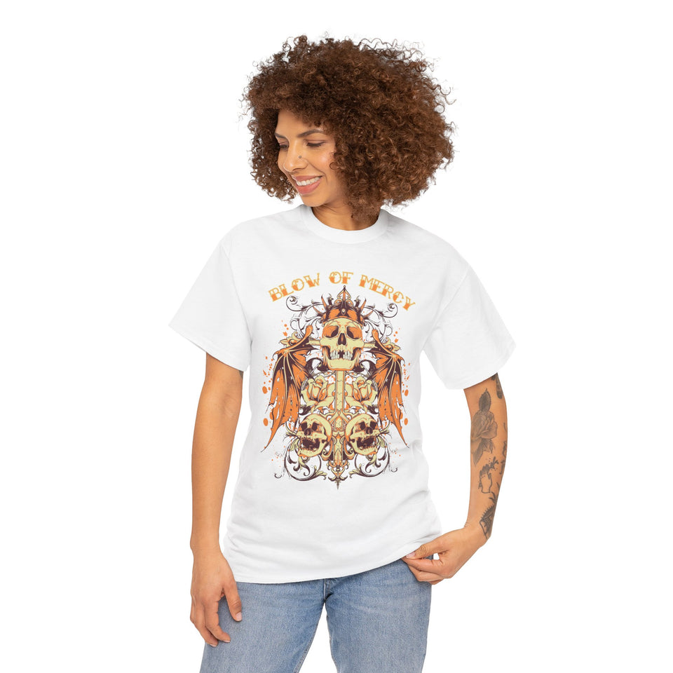 Skull Wings Graphic Tee - Blow of Mercy Design