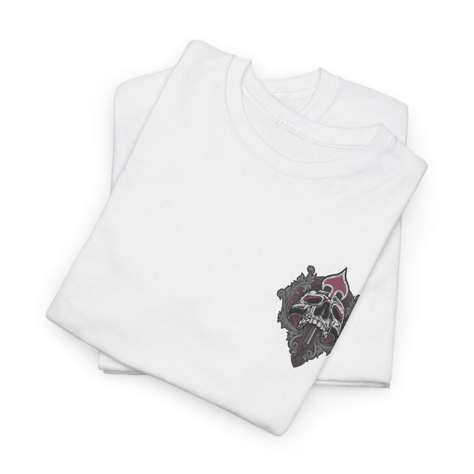 Gothic Skull Graphic Unisex Heavy Cotton Tee